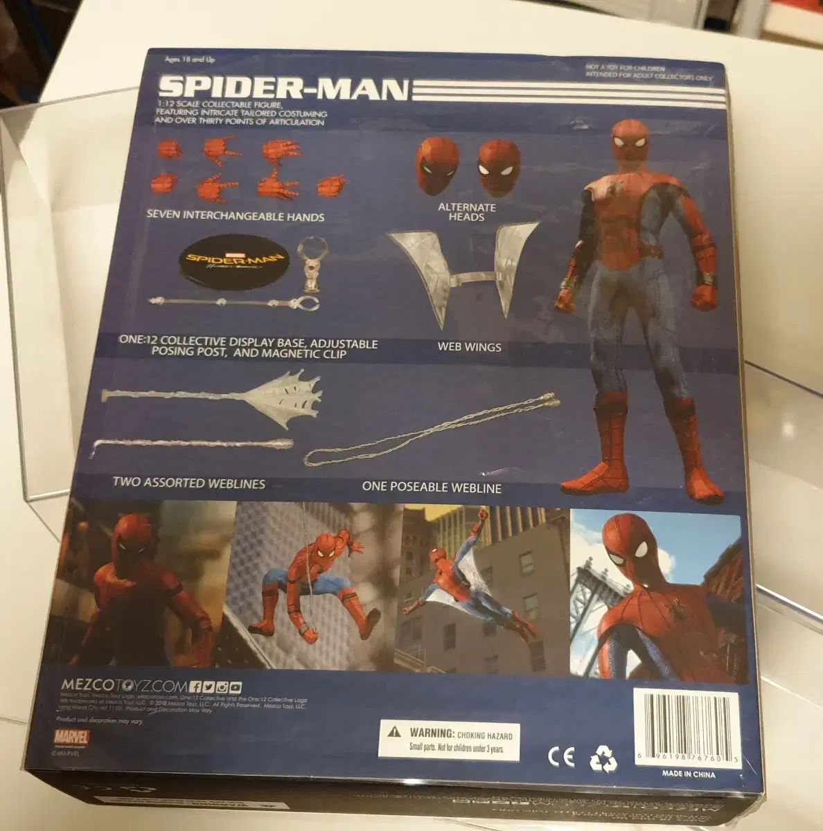 メズコトイズ ONE 12 ホームカミング スパイダーマン アクションフィギュア