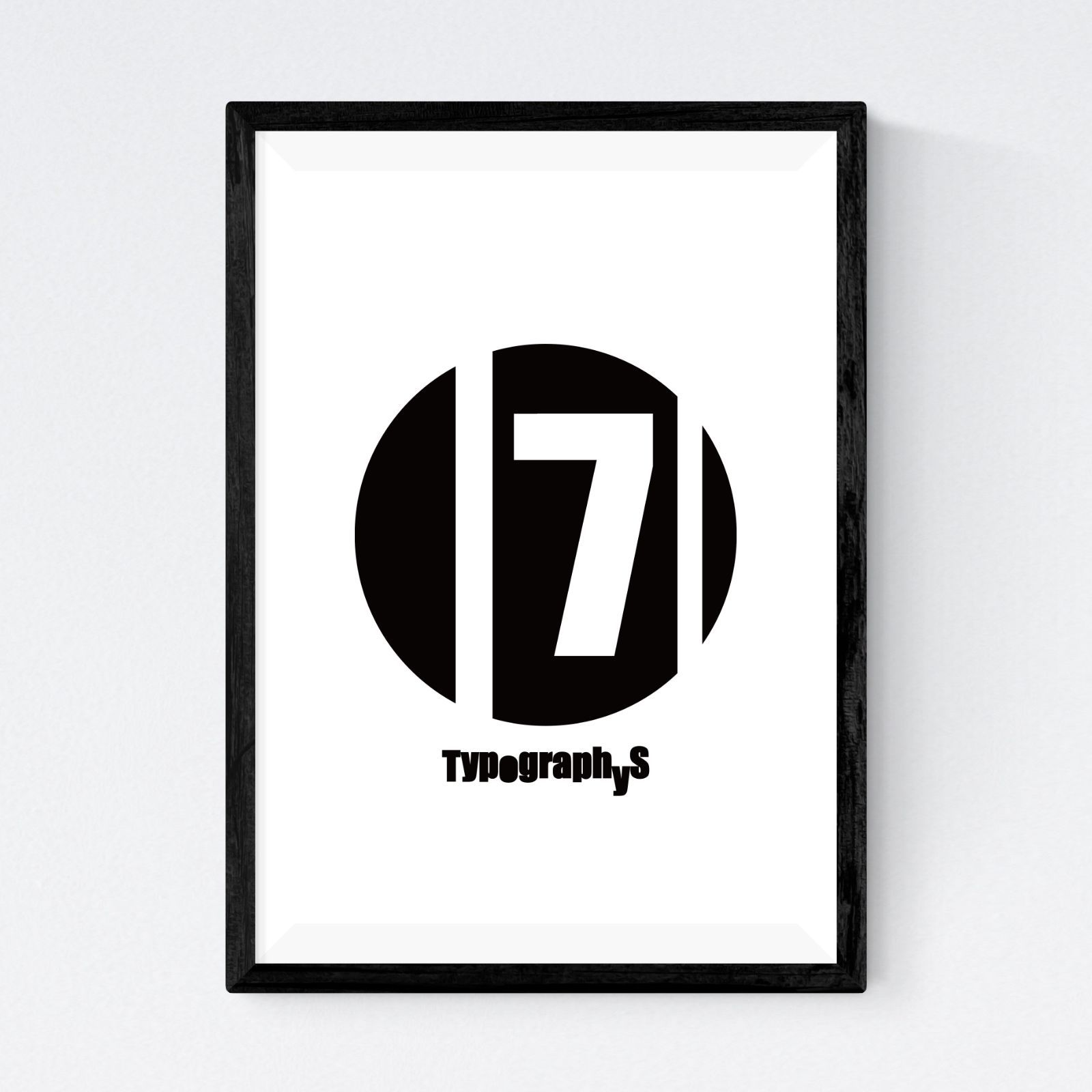 A4サイズ】TYPOGRAPHYS アートポスター（#7）オープニングSALE開催中