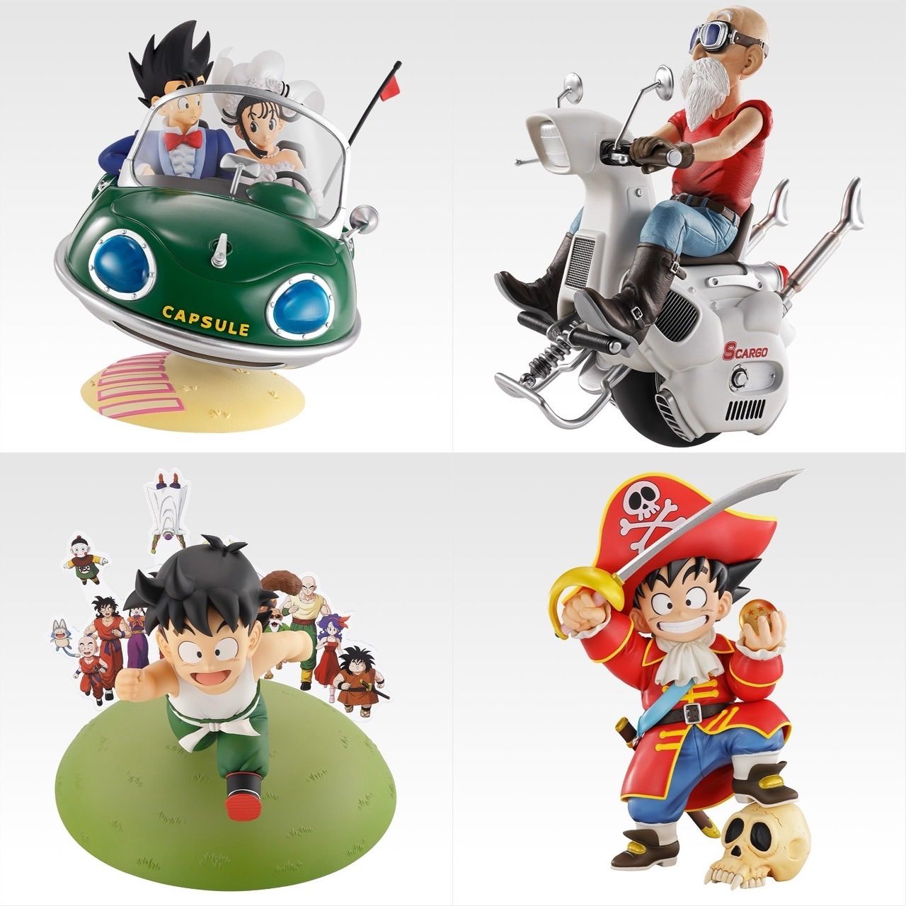 ドラゴンボール 一番くじ SNAP COLLECTION 2 A B C D セット 新品未