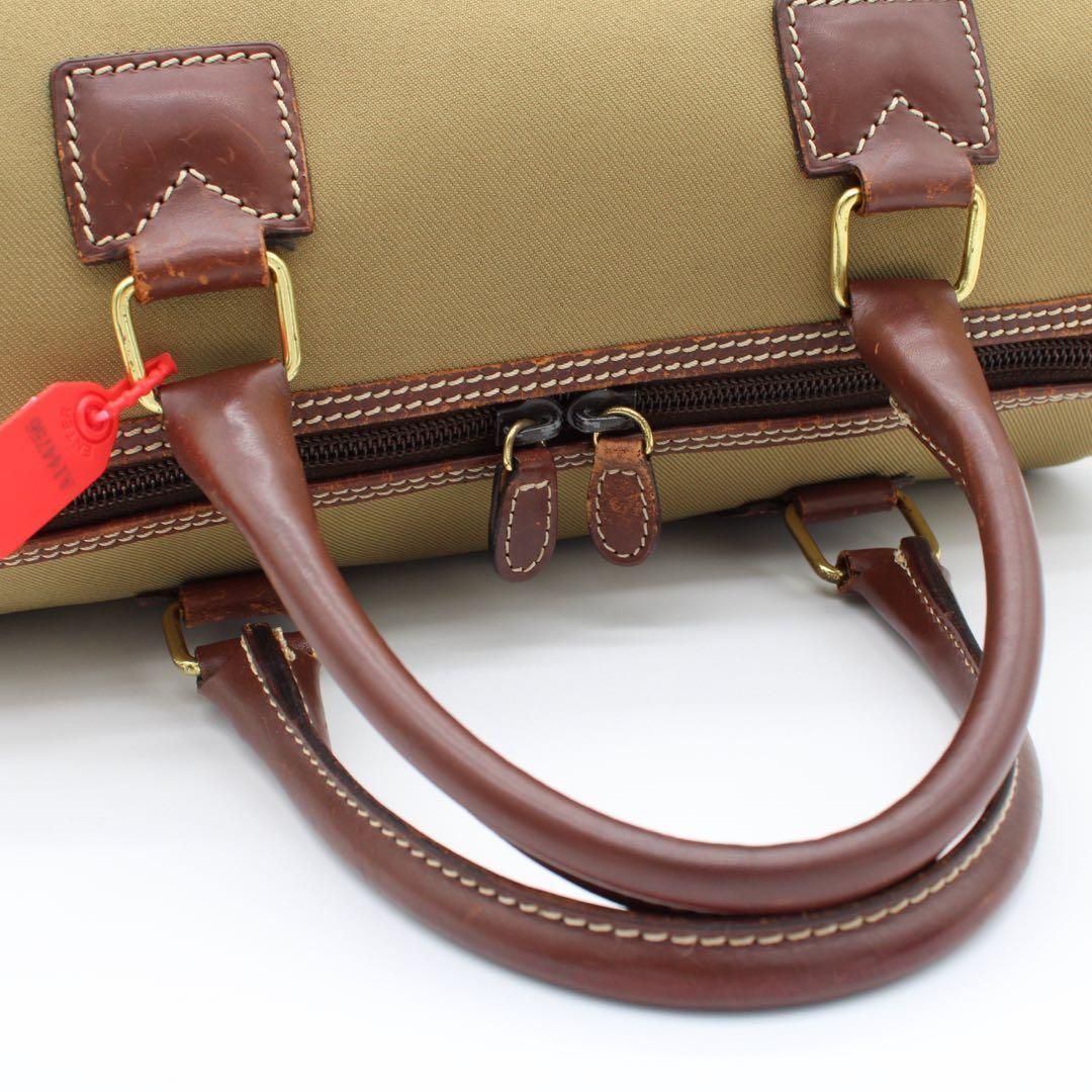 美品】HUNTINGWORLD ハンドバッグ ミニボストンバッグ キャンバス