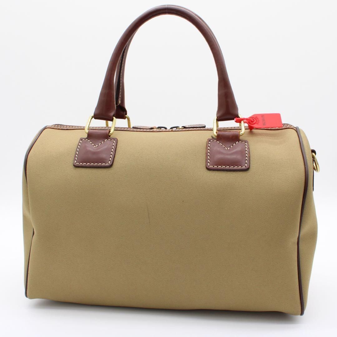 美品】HUNTINGWORLD ハンドバッグ ミニボストンバッグ キャンバス