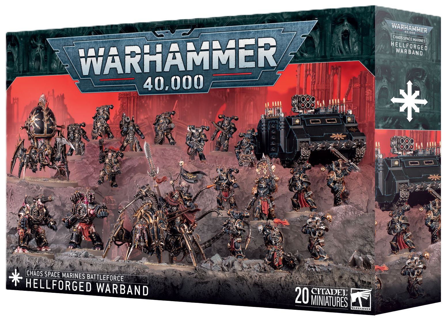 ウォーハンマー バトルフォース ケイオス スペースマリーン 地獄の戦士団 CHAOS SPACE MARINES HELLFORGED WARBAND