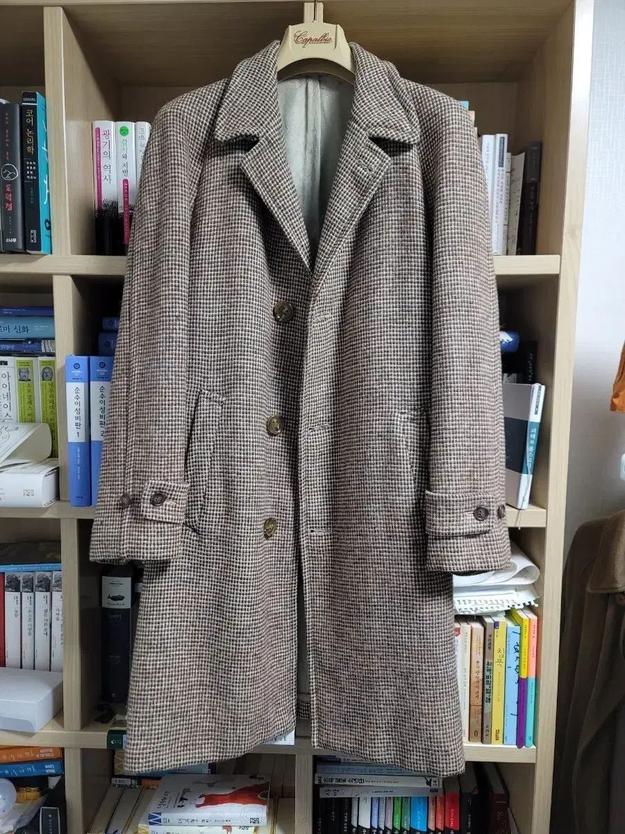 50年代 ヴィンテージ ハリー ツイード バルマカーンコート ライト ブラウン CHECK
