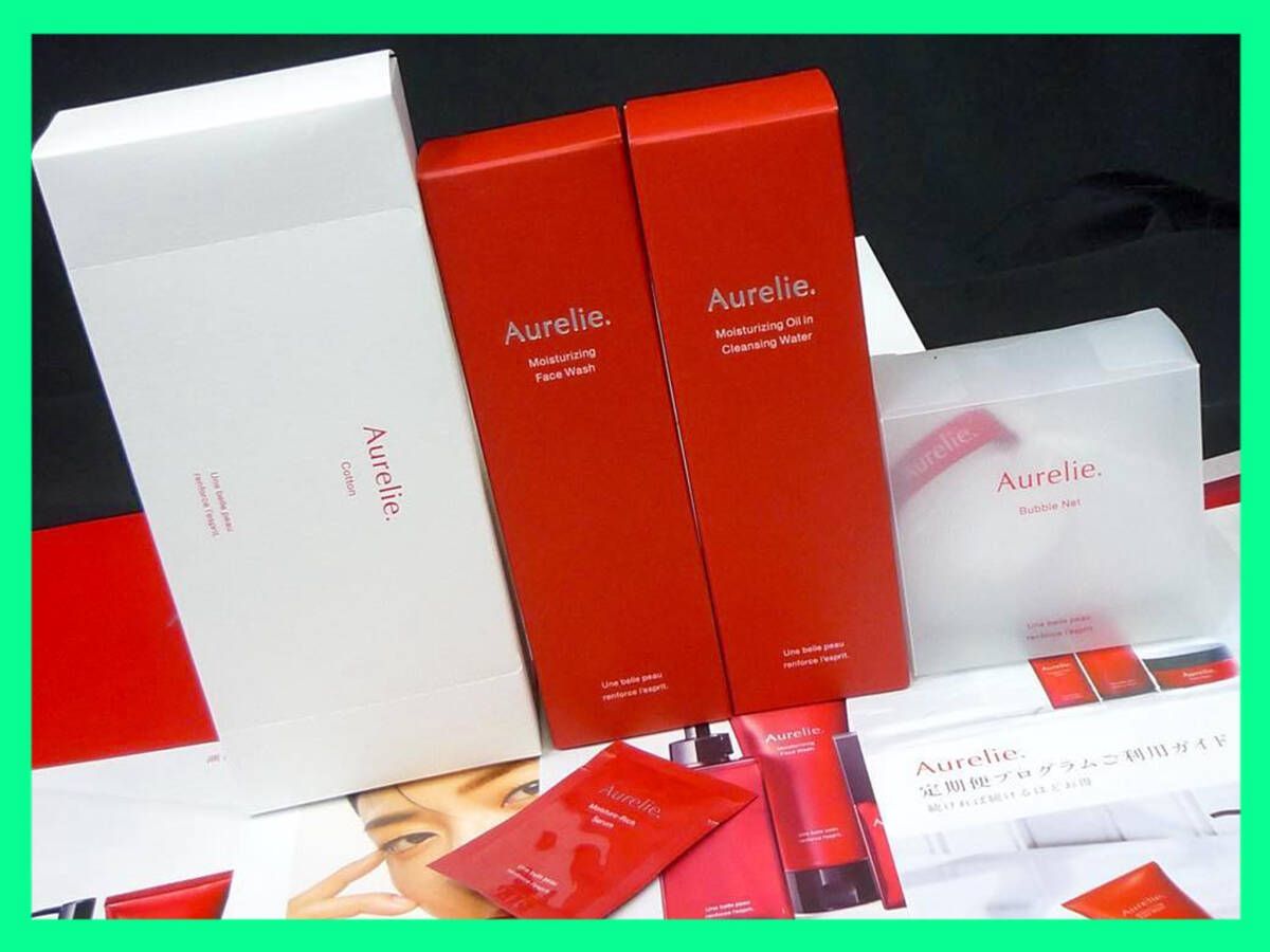 新品未開封 Aurelie オレリー クレンジングウォーター 洗顔料 コットン