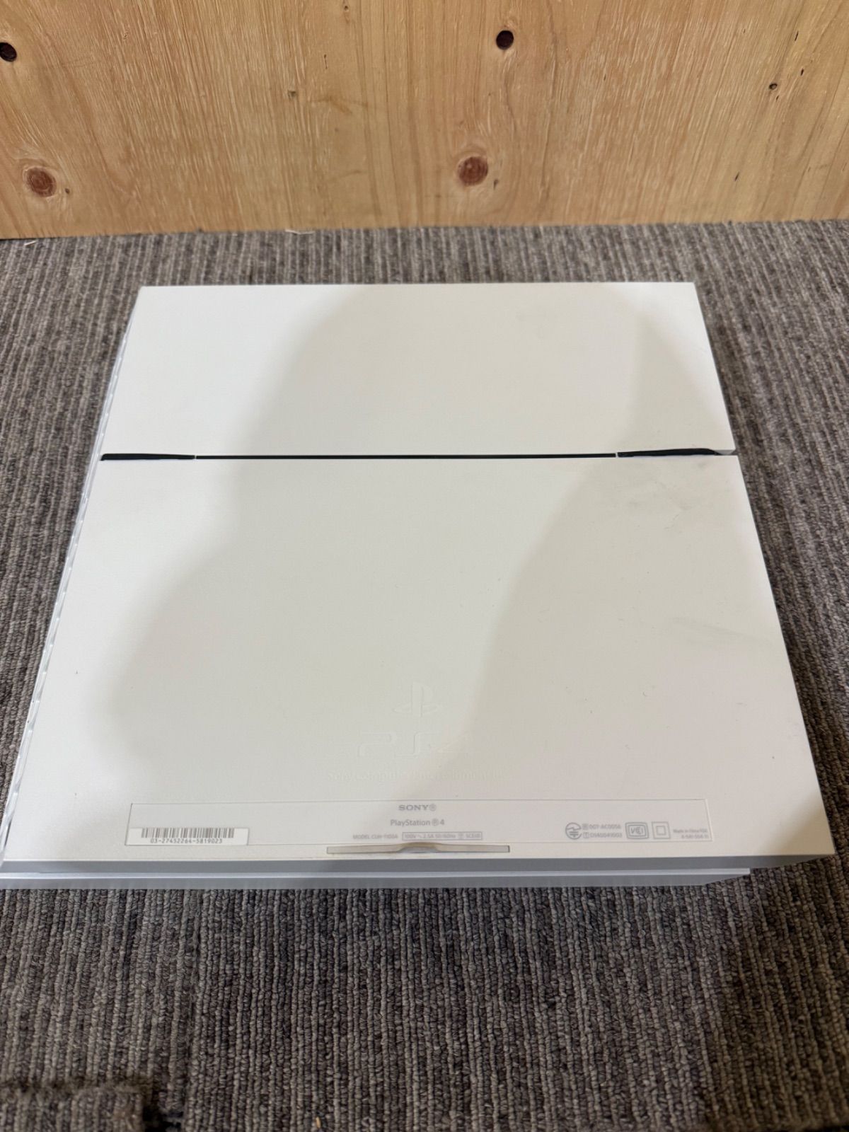 SGM】1 ジャンク ホワイト PlayStation 4 CUH-1100A (中古品) PS4本体