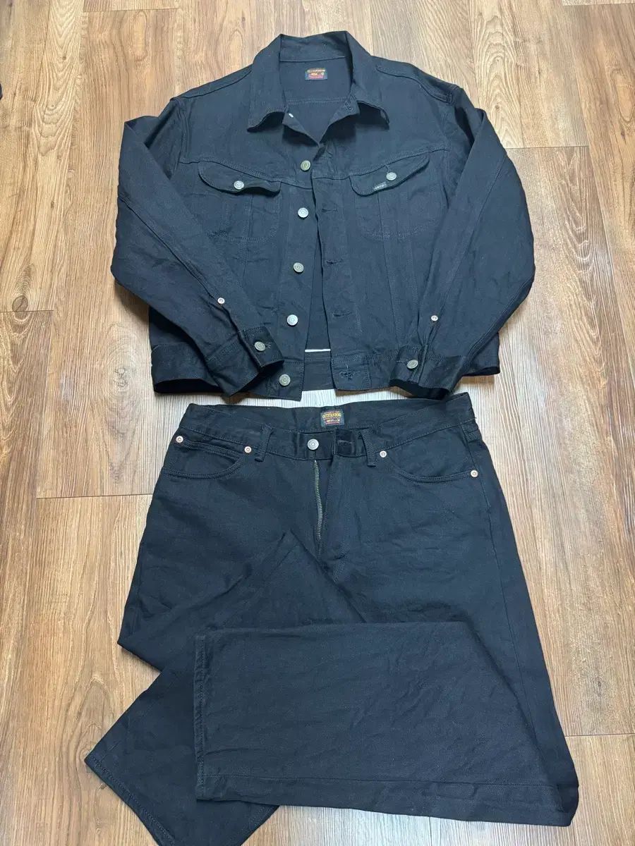 50年代 ライダース セルビッジ デニムセットアップ