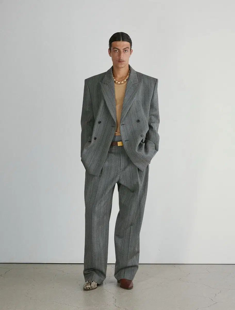 レクト 24 fw Broken ヘリンボーン パンツ