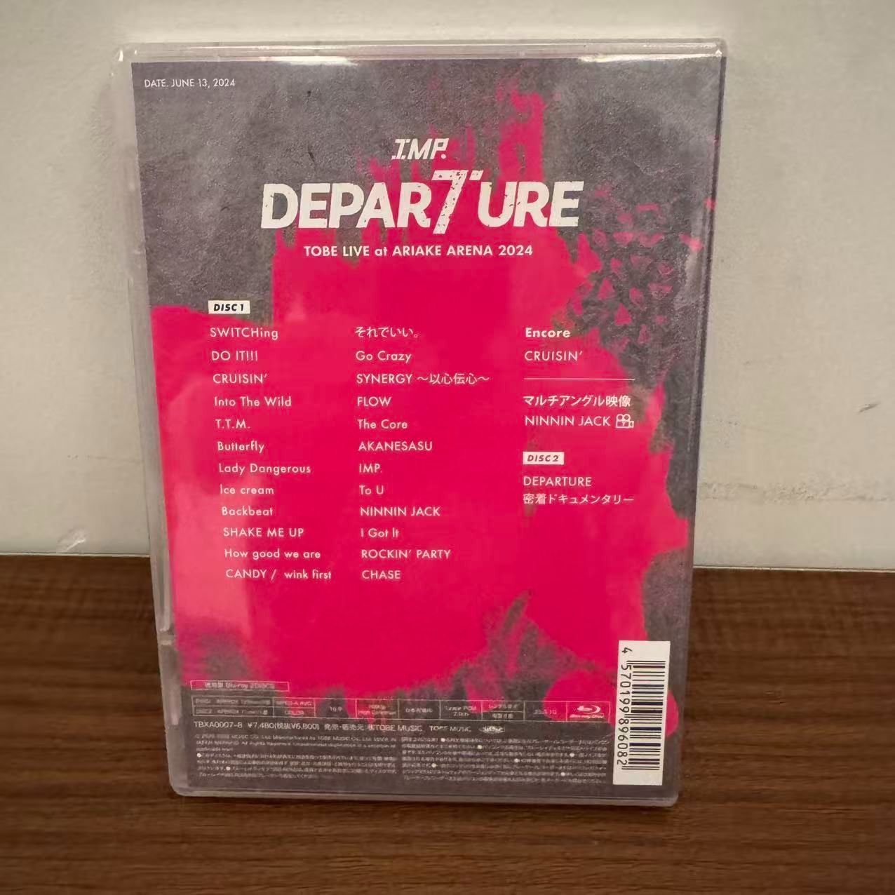 IMP. DEPARTURE 通常盤ライブBlu-ray 新品・未使用】【送料込み】IMP. DEPARTURE ライブ（通常盤 ）Blu-ray