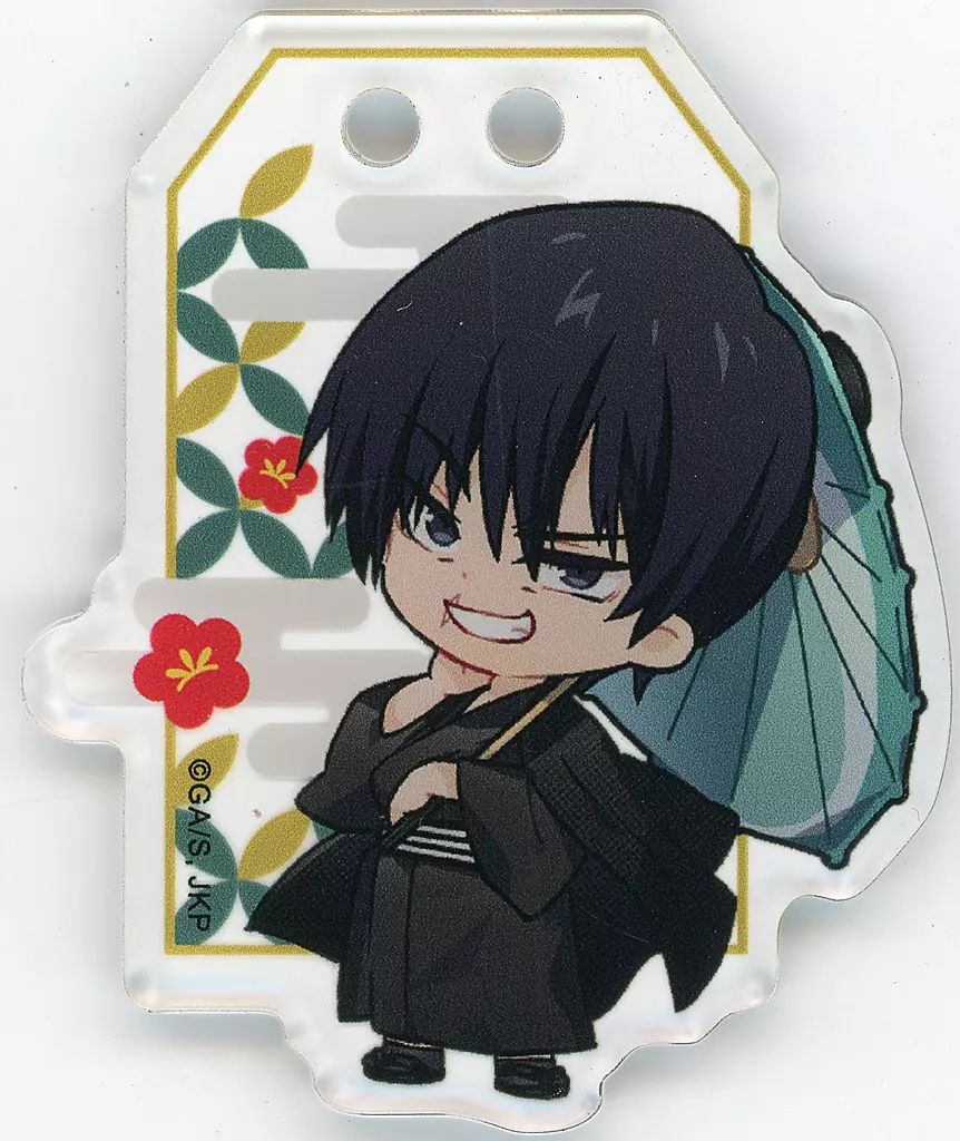 中古】キーホルダー 伏黒甚爾(番傘) アクリルキーホルダー 「まるくじ