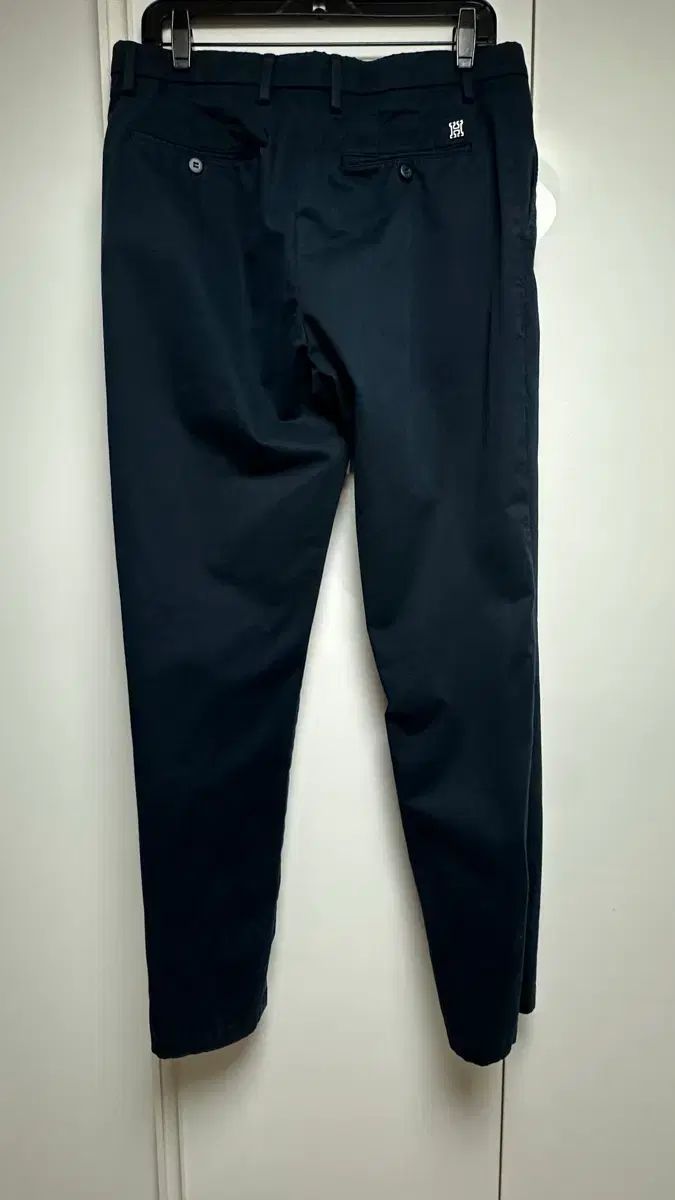 ヘジス ストレートフィット ダークネイビー チノ 34