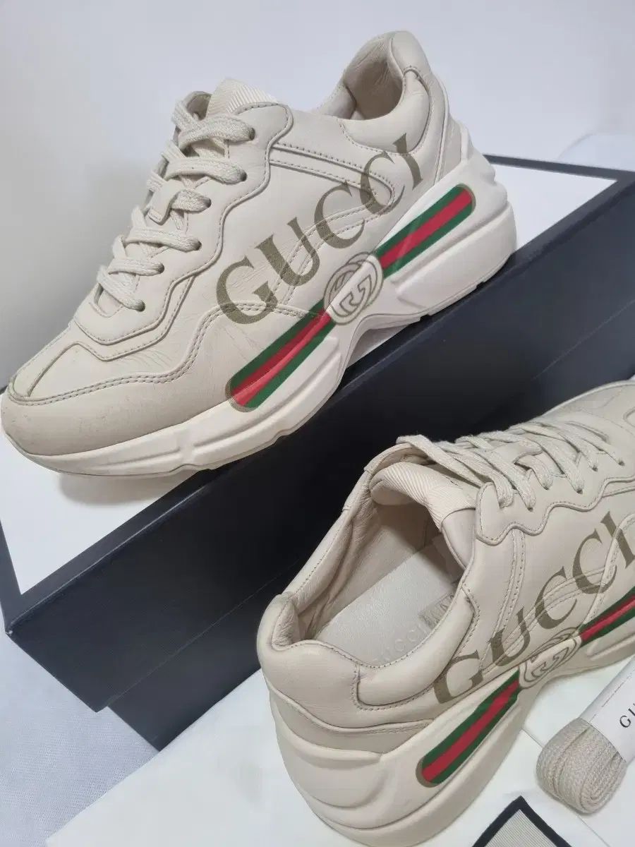 A 235 36 5 グッチ シェリーラインロゴ ライトン 定価130万円台