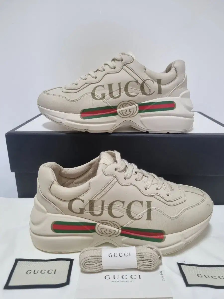 A 235 36 5 グッチ シェリーラインロゴ ライトン 定価130万円台