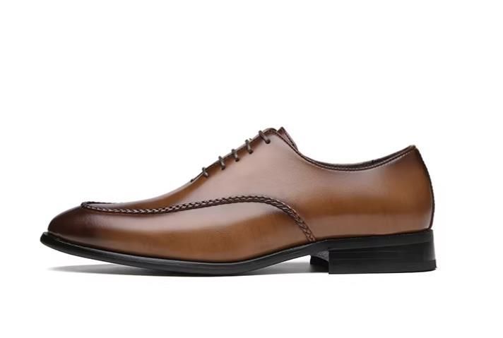  高品質本革 職人手作り 牛革 紳士靴 フォーマル 冠婚葬祭 革靴 ブラウン X 012 ドレス ビジネスシューズ ブーツ 革靴