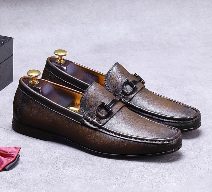 古風 最上級イングランド式ビジネスシューズ メンズシューズ 本革 シューズ 革靴 職人手作り 牛革 紳士靴 PX-043