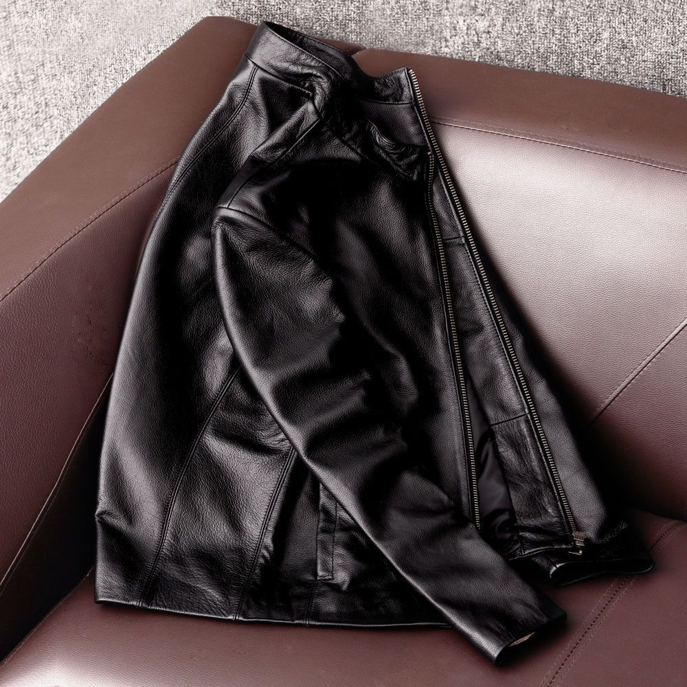 牛革￼レザージャケット　カウジャケット　本革レザージャケット　2XL 楽天市場】少量生産 革ジャン本革 牛革 カウハイドメンズ レザー