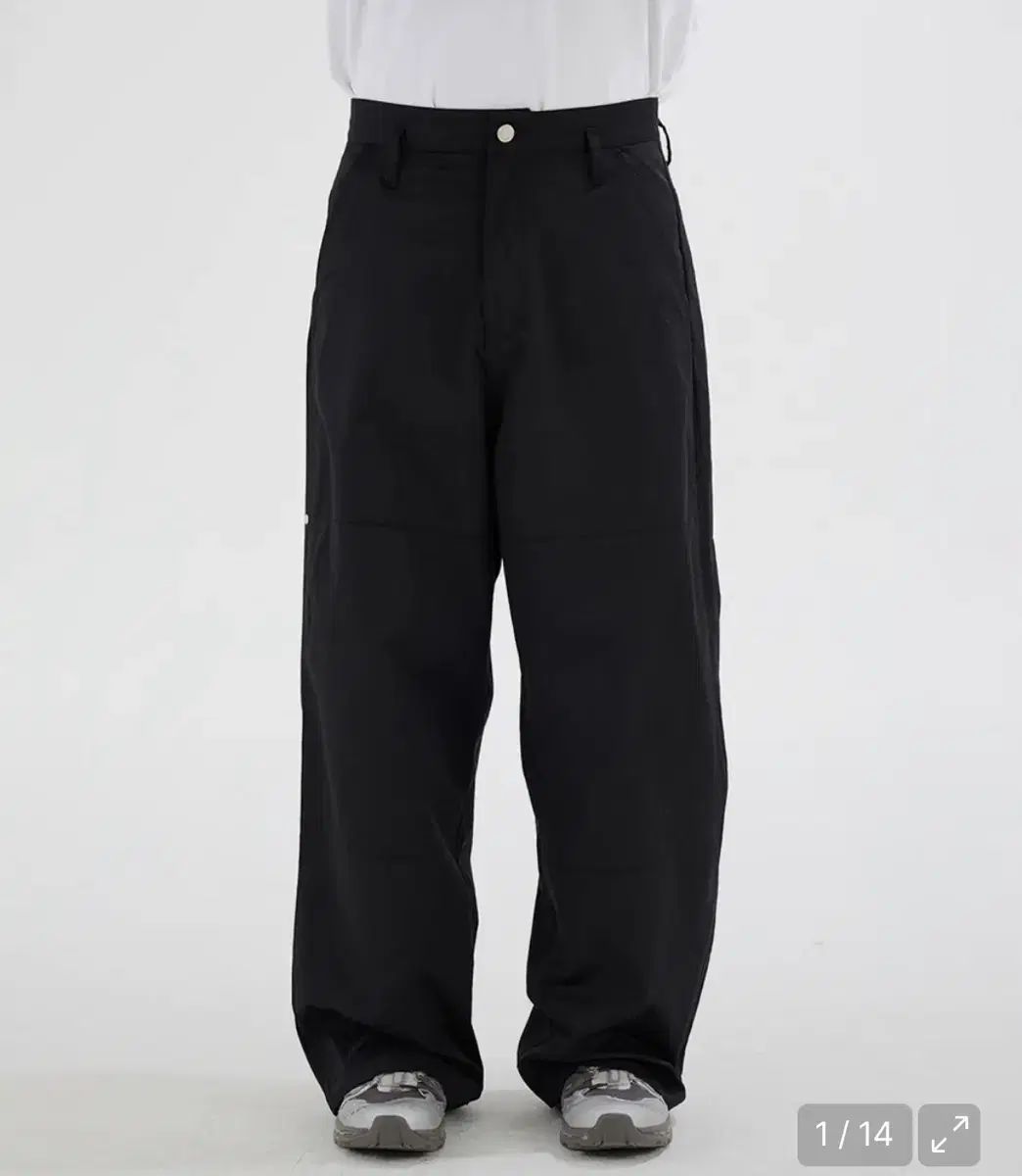 L IEY アイイーワイ pani side tuck pants ブラック