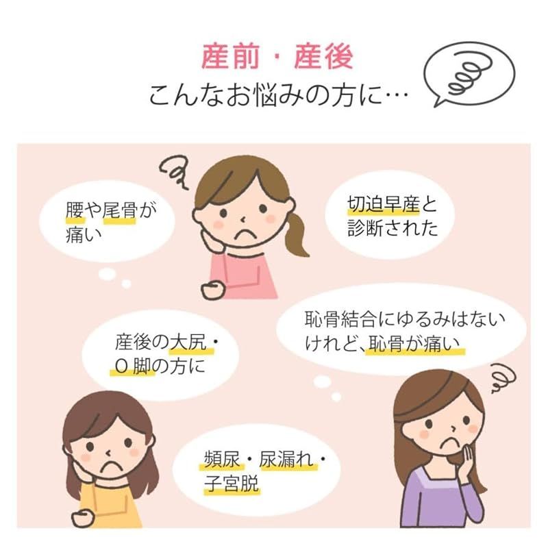 青葉 トコちゃんベルトII 紺 Lサイズ らくらく骨盤ベルト 2点セット 腰用 腹帯 1