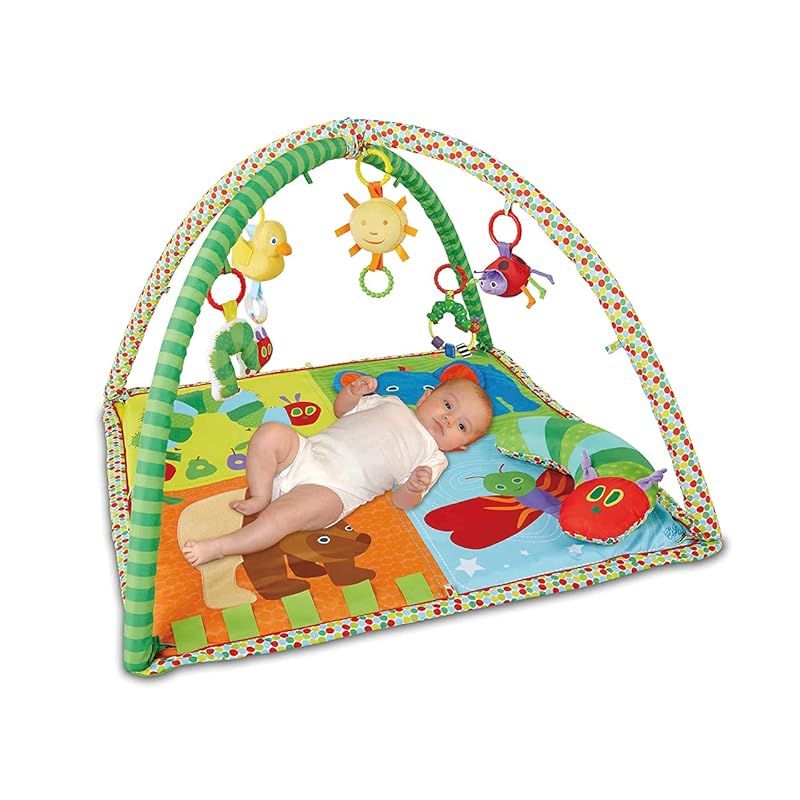 日本育児 ベビージム はらぺこあおむし アクティビティプレイジム 新生児から対象 成長過程に合わせて使用 0
