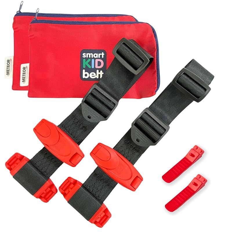 スマートキッズベルト バックル外し付属 単独利用で道交法OK ジュニアシート Eマーク 道路交通法適合 警察庁回答書付 メテオAPAC 3歳 ～ 0