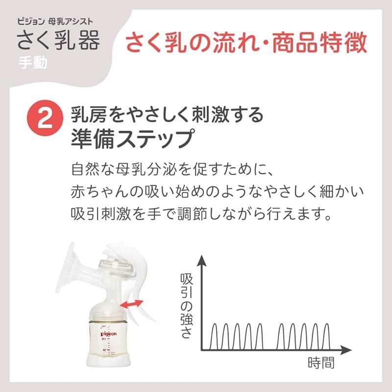 ピジョン 母乳アシスト さく乳器 手動 manual 0 公式