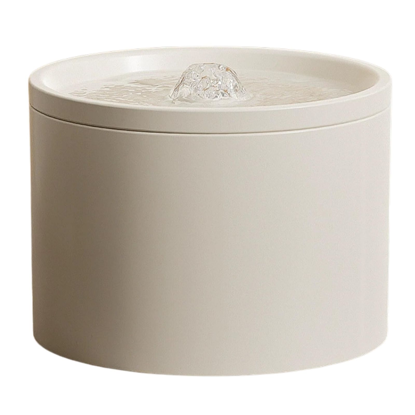 アクアリュクス(Aqua Luxe) ペット用 自動給水器 陶器 セラミック製 循環式 静音ポンプ 水飲み器 犬 猫 お手入れ簡単 高性能フィルター付き (ホワイト, 1.0L) 4,828円