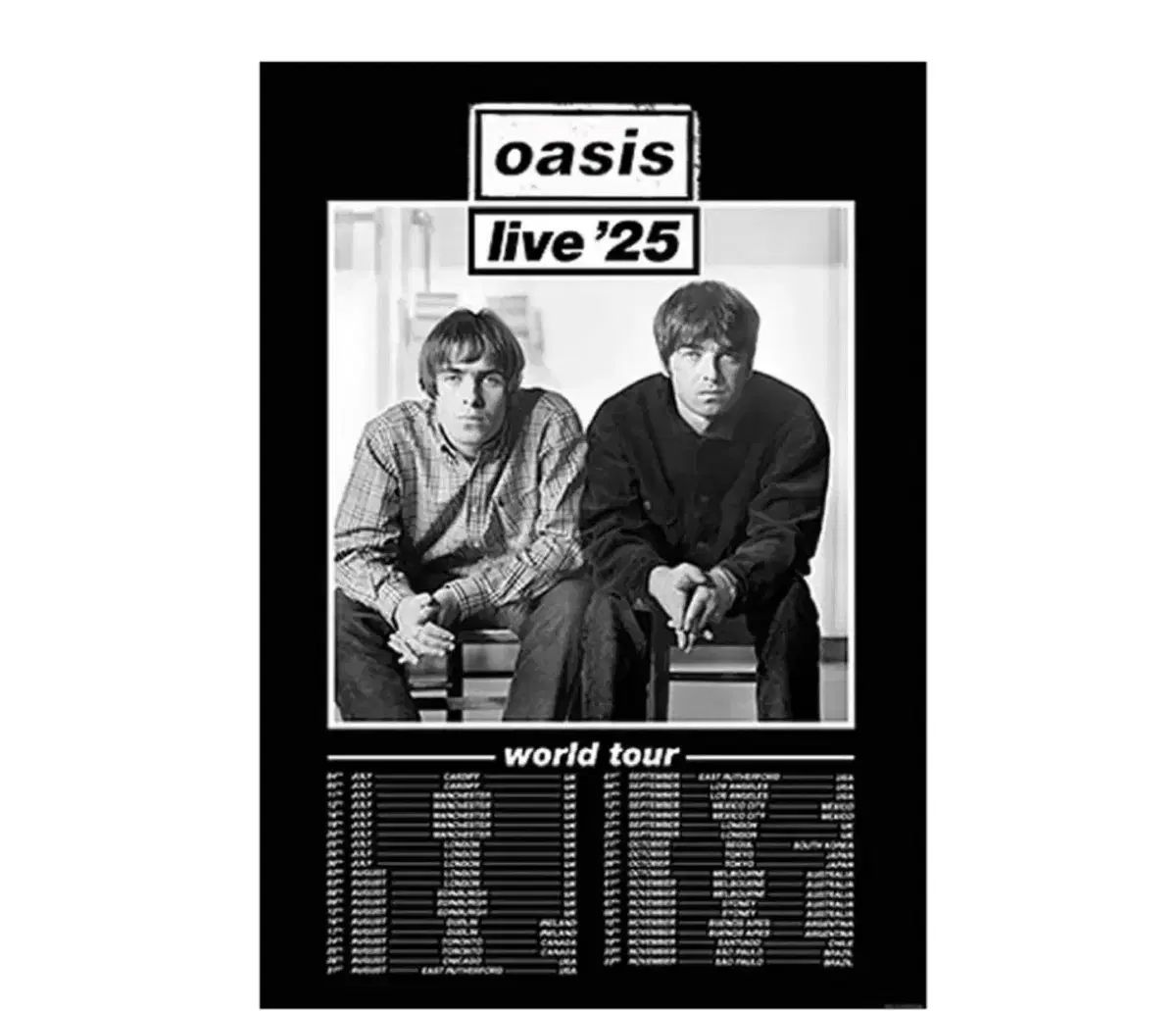 オアジス Oasis Live '25 ポスター - メルカリ