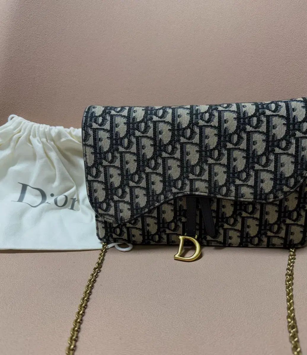 ディオール オブリーク サドルバッグ チェーンバッグ