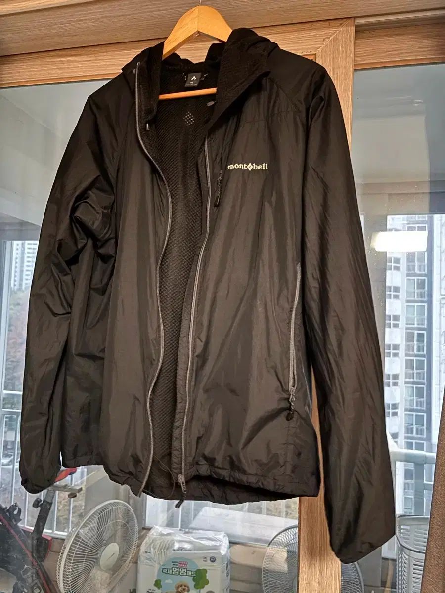 モンベル ライトシェルパーカ (フードO) ブラック 小売 XLサイズ