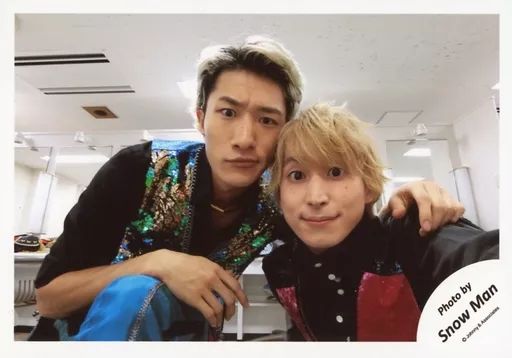 中古】生写真(ジャニーズ) Snow Man/佐久間大介・岩本照/横型・上半身