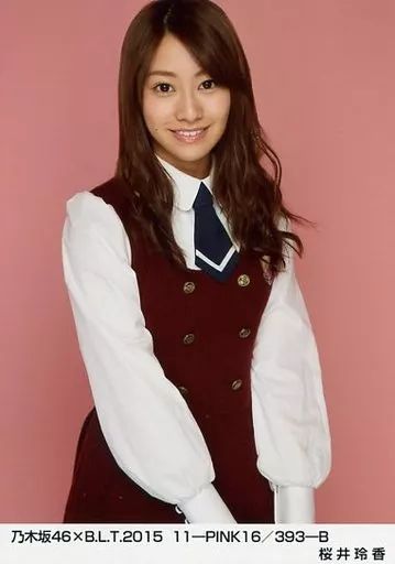 中古】生写真(乃木坂46) 桜井玲香/乃木坂46×B.L.T.2015 11-PINK16/393