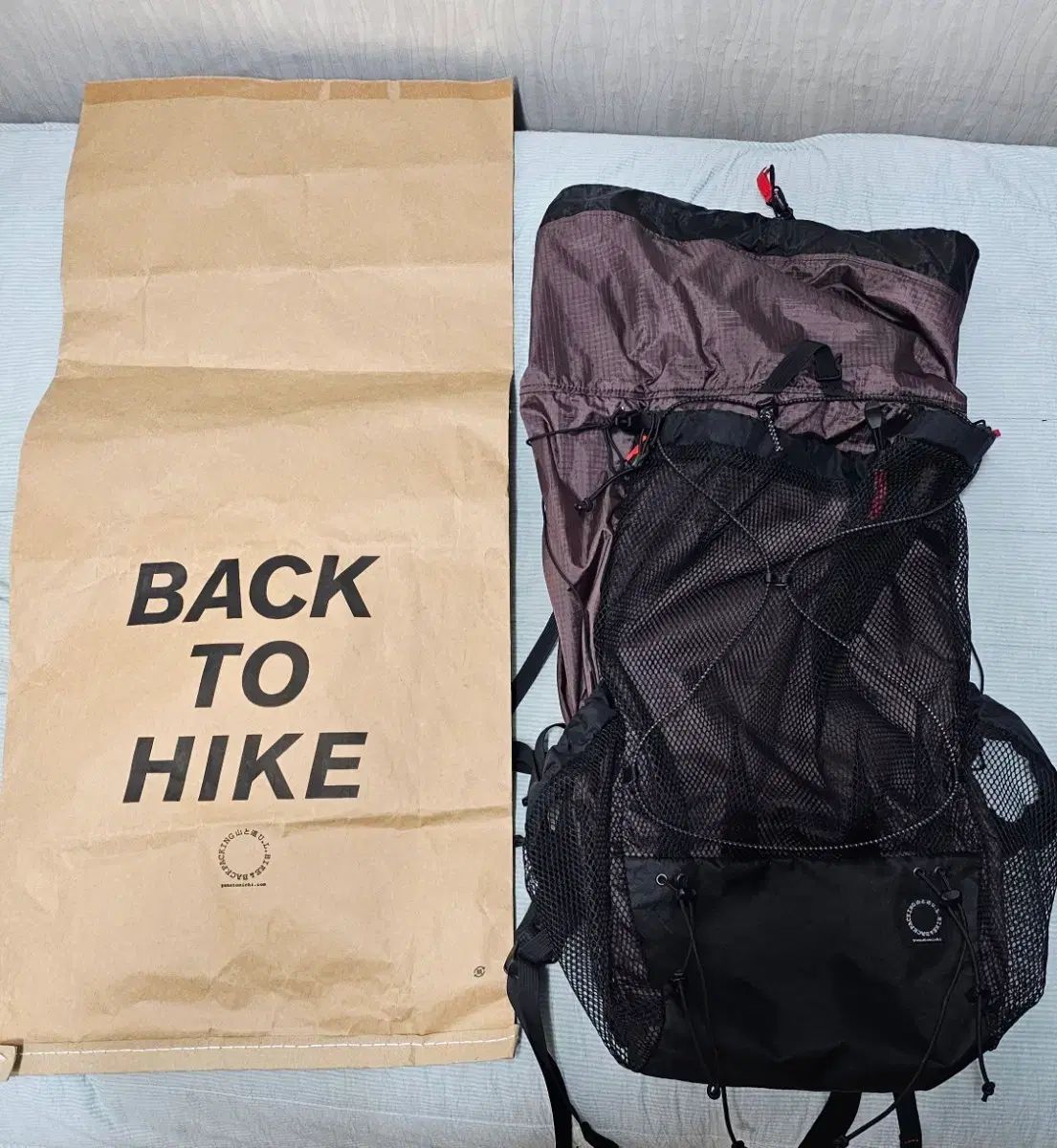 ヤマトトミチ ミニ2 バックパック L グローブ ブラウン カラー