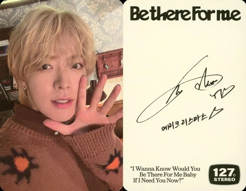 中古】コレクションカード(男性) NCT 127/ユウタ(YUTA)/裏面印刷サイン