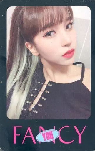 中古】コレクションカード(女性) TWICE/ミナ/黒枠/CD「FANCY YOU」付属
