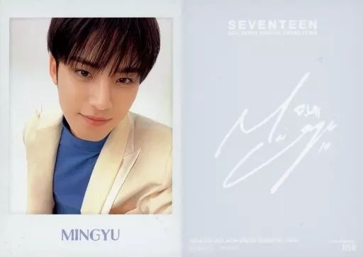 中古】コレクションカード(男性) 056：SEVENTEEN/MINGYU(ミンギュ