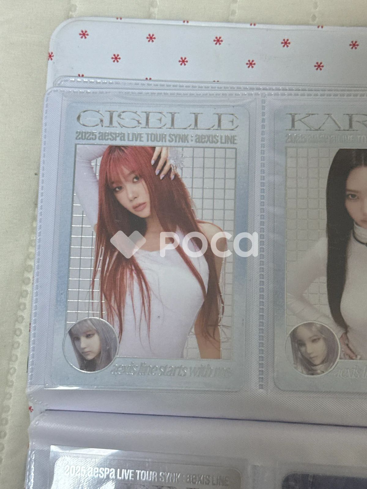 aespa ジゼル 2025 aespa LIVE TOUR SYNK : aeXIS LINE RANDOM TRADING