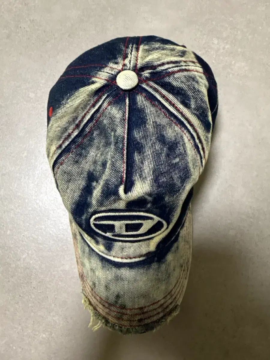 DIESEL ウォッシュ デニム ベースボールキャップ 帽子