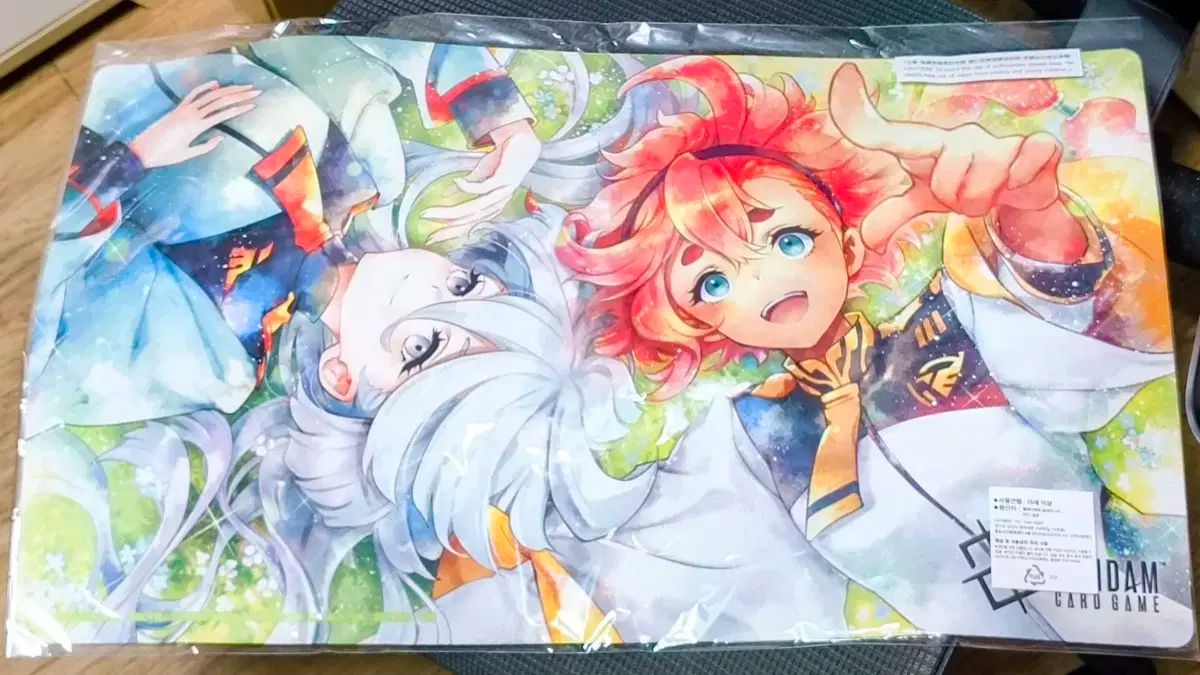 ガンダムカードゲーム 公式プレイマット スレッタ＆ミオリネ カード