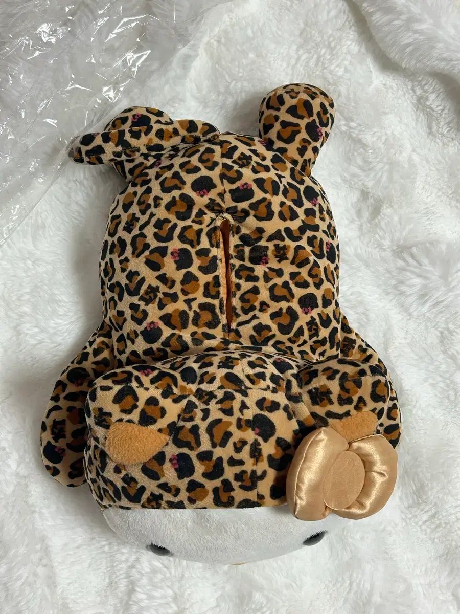 ハローキティ　ヒョウ柄　マスコット　ぬいぐるみ　ティッシュケース　レトロ ハローキティ ヒョウ柄 マスコット ぬいぐるみ ティッシュケース