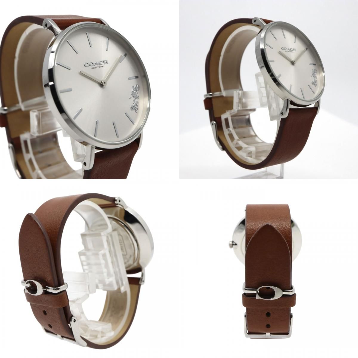 未使用級 美品 電池交換済 コーチ COACH ペリー PERRY 腕時計 CA.120.7