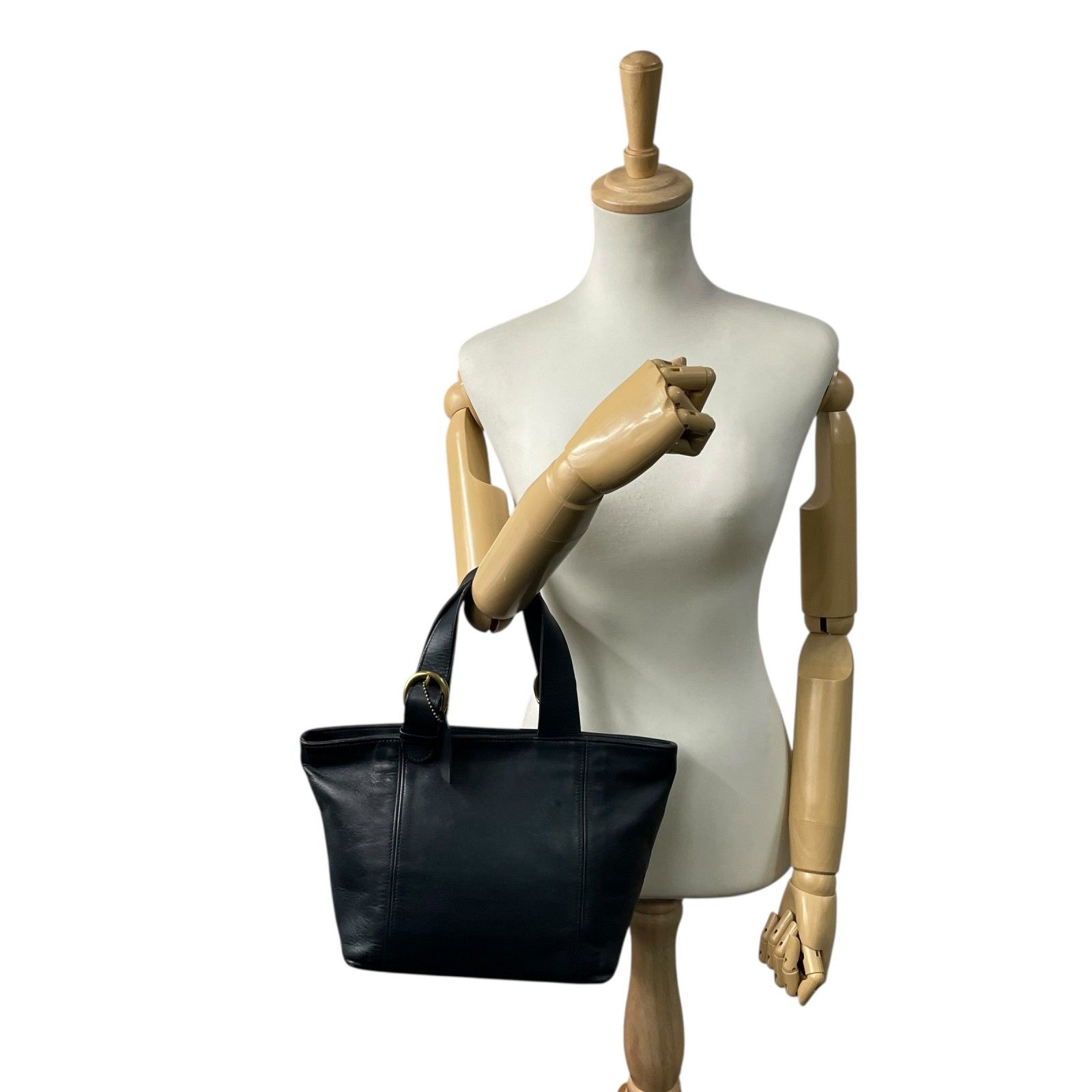 コーチ COACH オールドコーチ ハンドバッグ ミニトートバッグ 紺