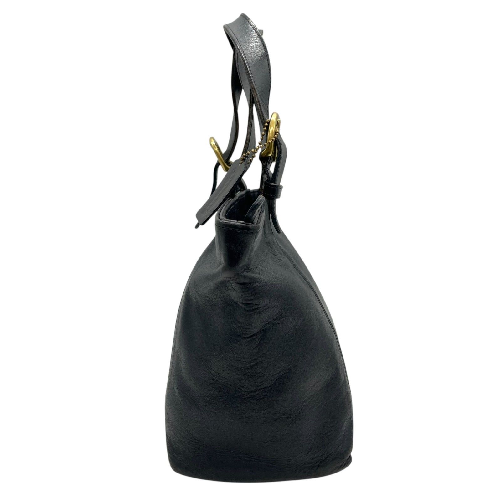 コーチ COACH オールドコーチ ハンドバッグ ミニトートバッグ 紺