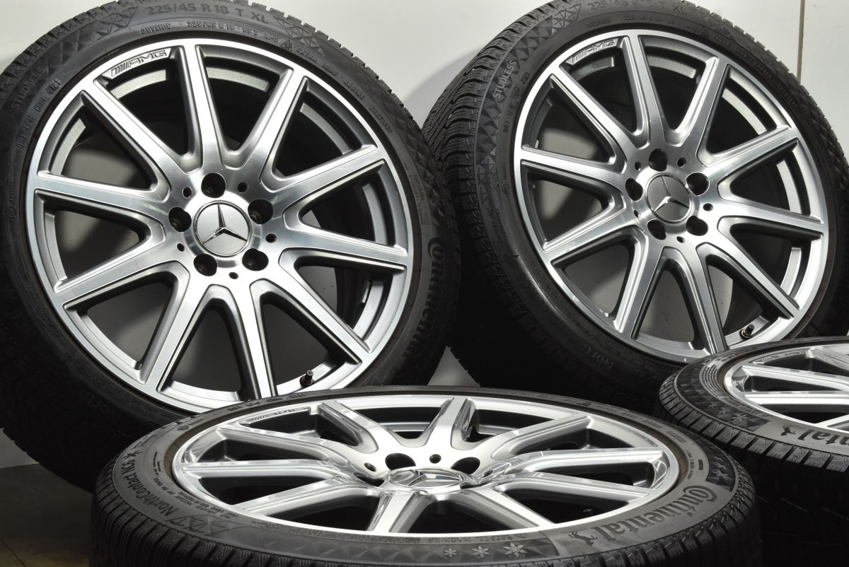 程度良好 メルセデスベンツ C 118 CLA 18 in 8 J 48 5 PCD 112 コンチネンタルNC 6 225 45 R W 177 Aクラス 247 Bクラス AMG