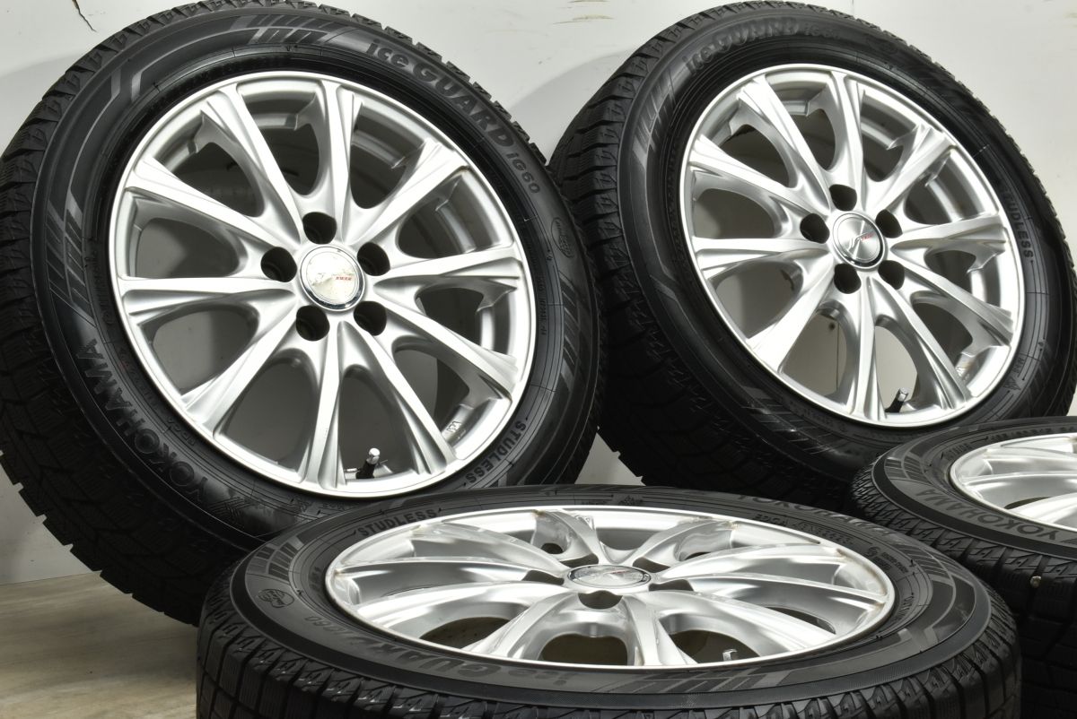 バリ溝 ジョーカー 15 in 6 J 43 PCD 100 ヨコハマ アイスガード iG 60 185 R シエンタ スタッドレス 交換用