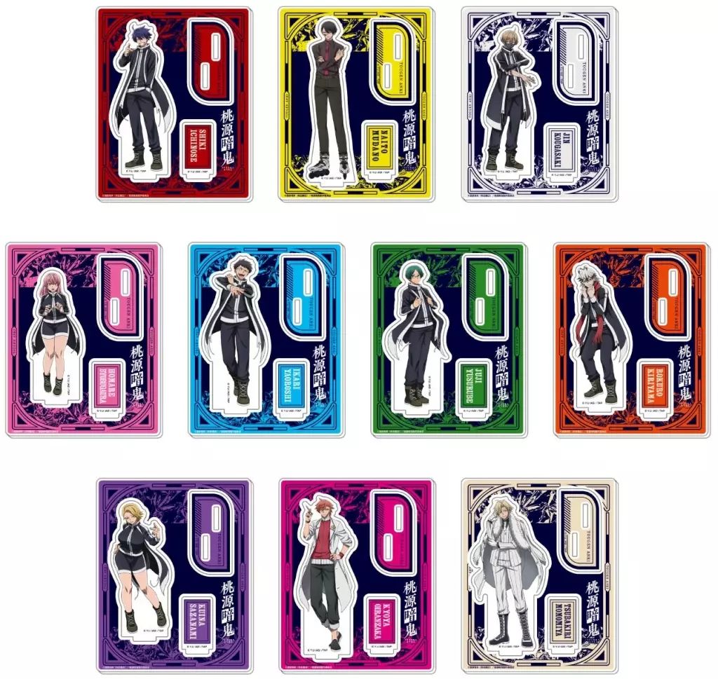 アクリルスタンド アクリルパネル 全10種セット 桃源暗鬼