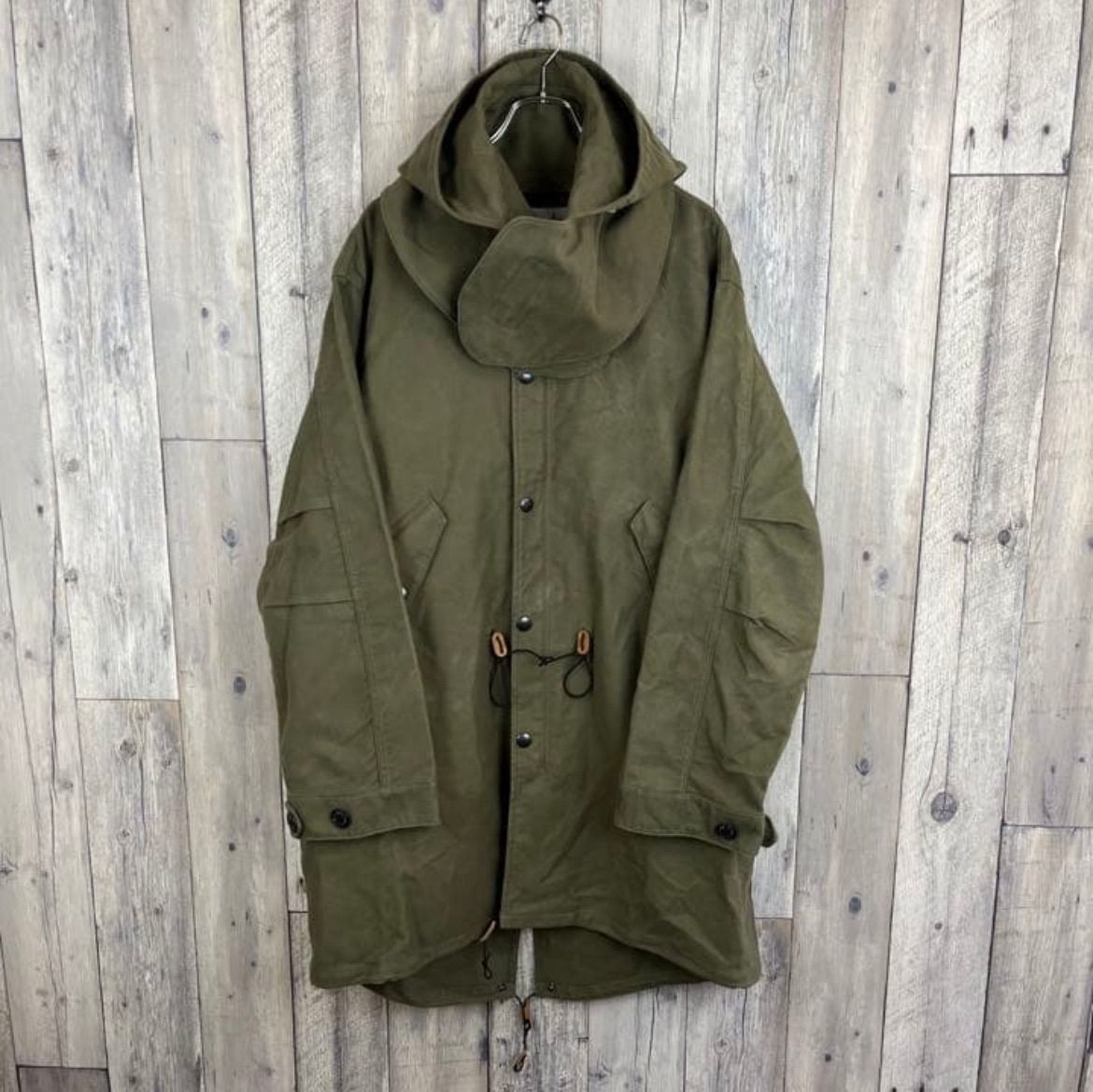 COUNTRY ホリングワース カントリー アウトフィッターズ フード取り外し M 51 モッズコート ロングコート