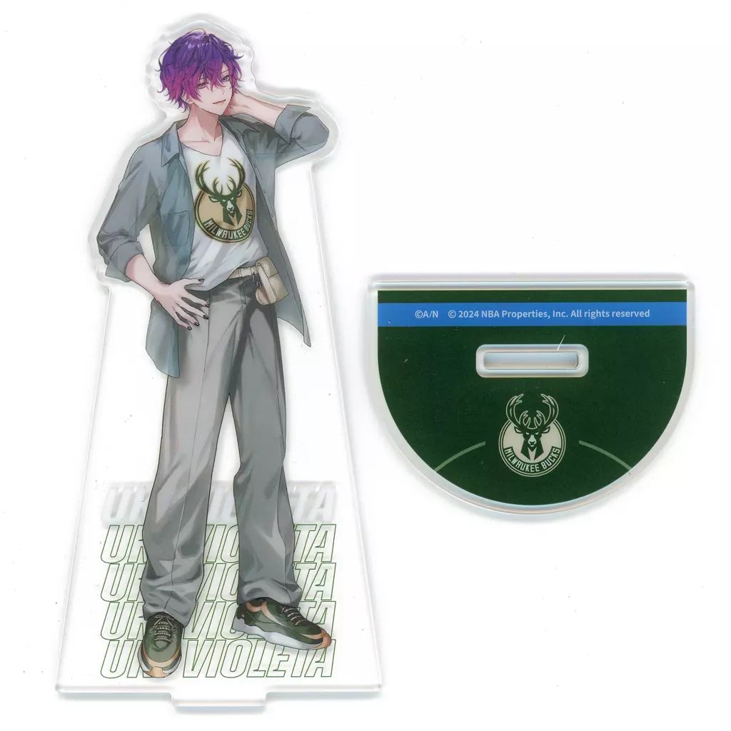 中古】アクリルスタンド・アクリルパネル 浮奇・ヴィオレタ(Milwaukee