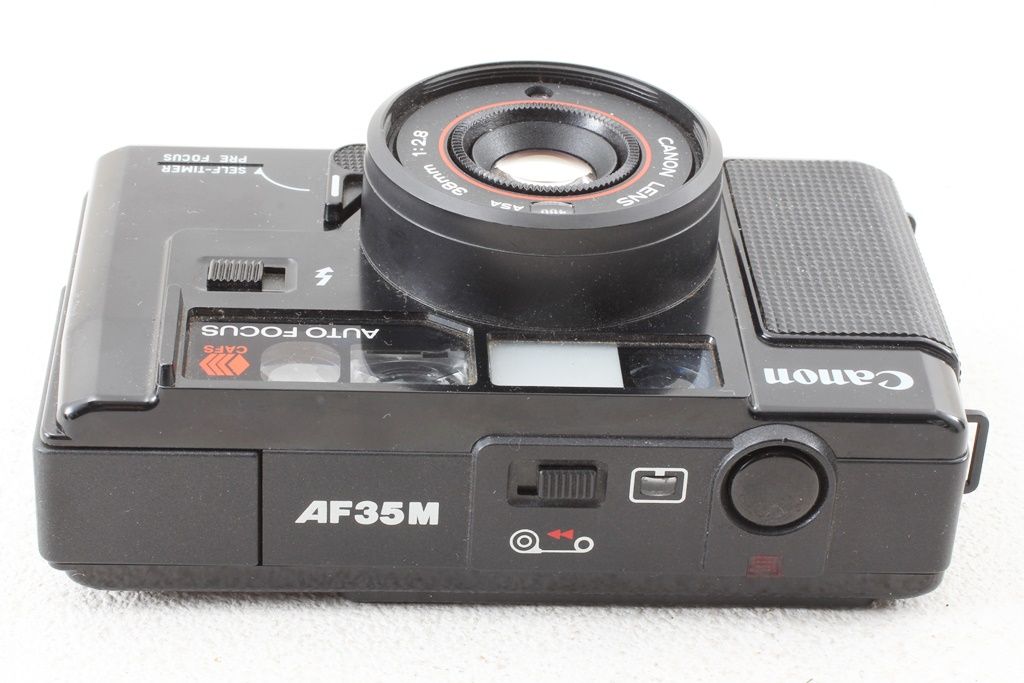 ■A Canon AF35M コンパクトフィルムカメラ 動作確認済 シャッター、フラッシュOK キャノン AF35M Canon コンパクトフィルムカメラ 2.8 : キヤノン商品の状態