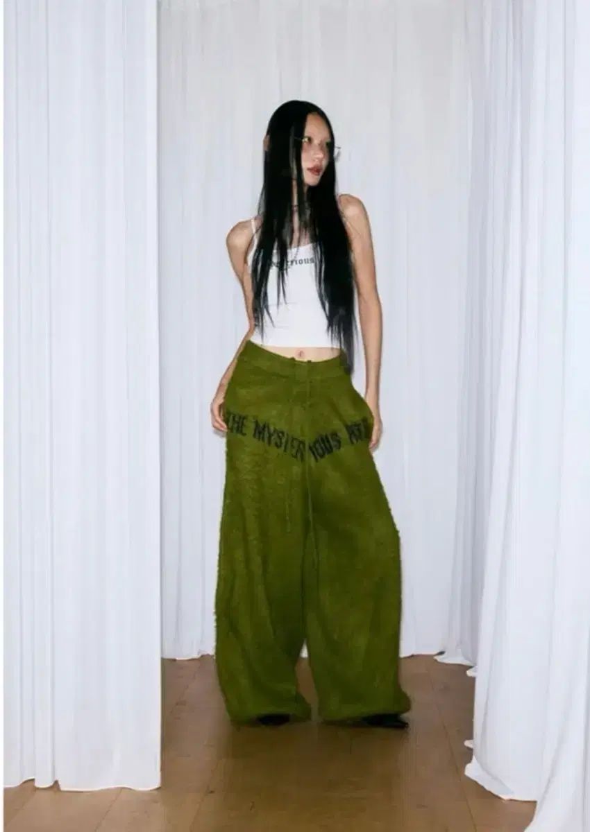 THE MYSTERIOUS HOTEL ザ ミステリアス ホテル リー フレンチテリー パンツ オリーブ