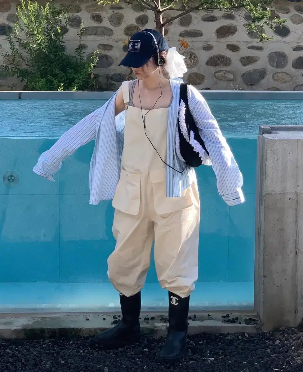 マーベリング オーバーオール アイボリー 新色