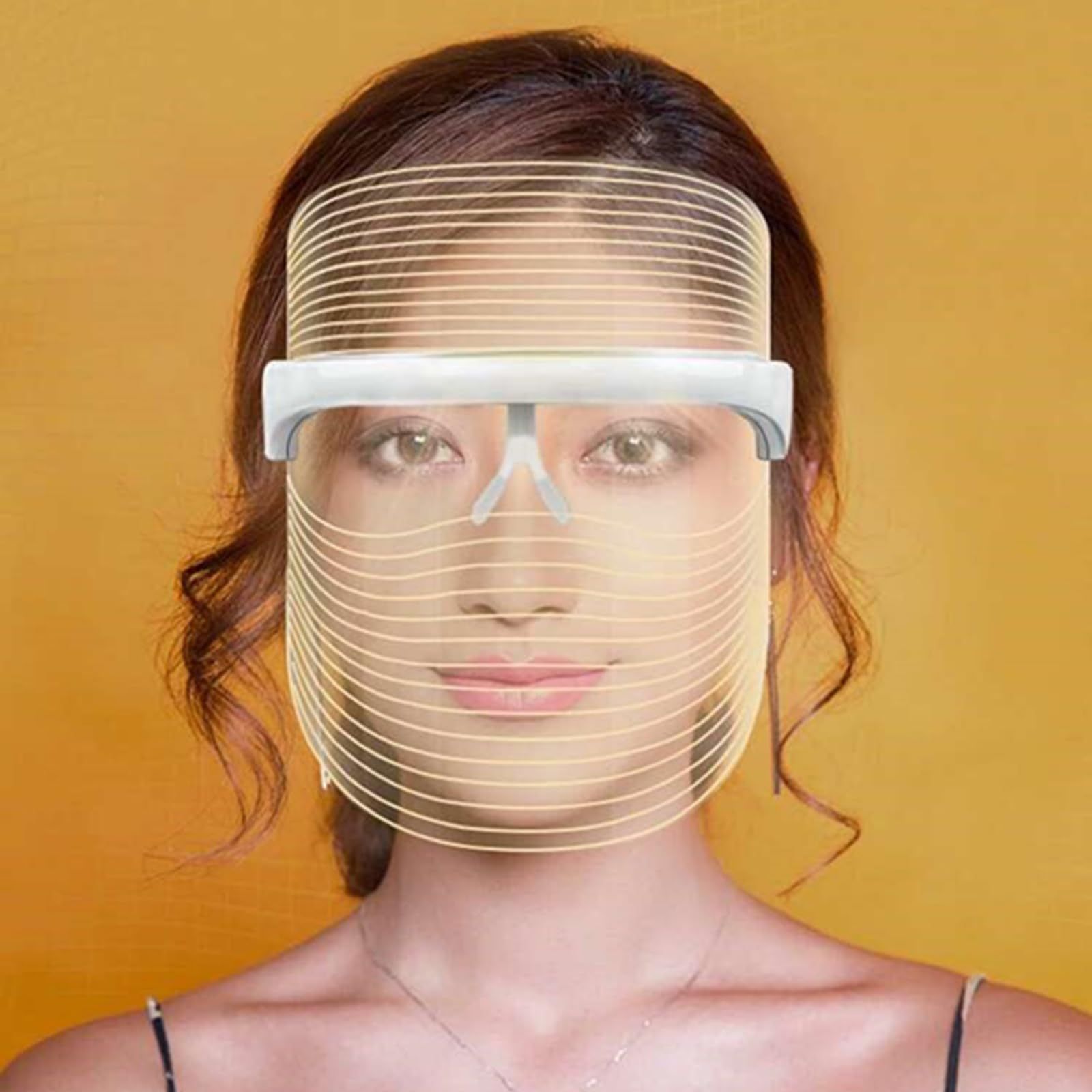 LED美顔マスク 美顔器 光エステ LED光 目元温熱ケア 光美容器 アイウォーマー 美肌 自宅用美顔器